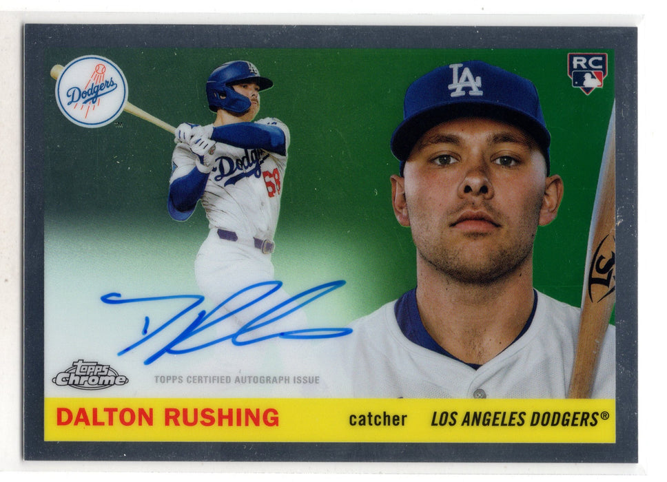 2025 Topps Chrome Platinum Dalton Rushing #CPA-DA RC Rookie Auto