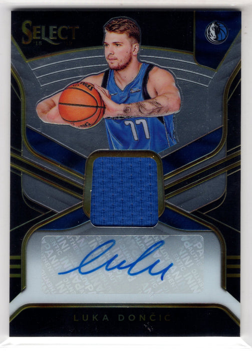 2018 Panini Select Luka Doncic #RJA-LDC RC Rookie Patch Auto /199