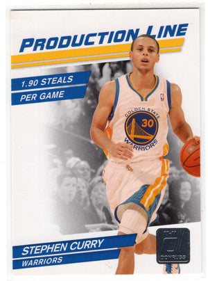 2010 Donruss Stephen Curry #79 Production Line /999