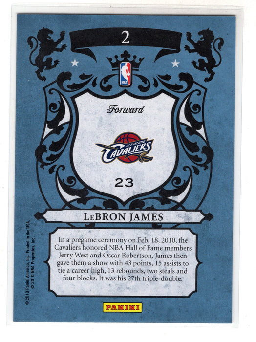 2009-10 Panini Crown Royale LeBron James #2 Royalty