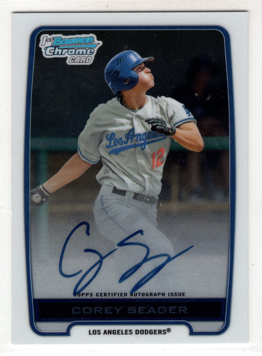 2012 Bowman Chrome Draft Picks & Prospects Corey Seager #BCA-CS Draft Pick Auto