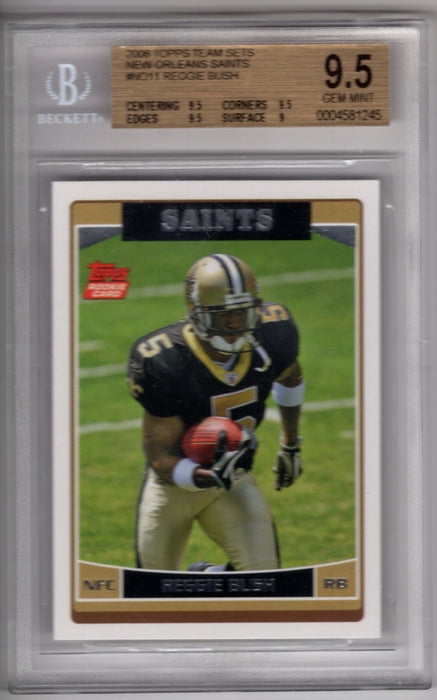 2006 Topps Team Sets Reggie Bush #NO11 RC Rookie BGS 9.5