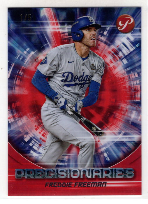 2025 Topps Pristine Freddie Freeman #PR-34 Red Precisionaries /5