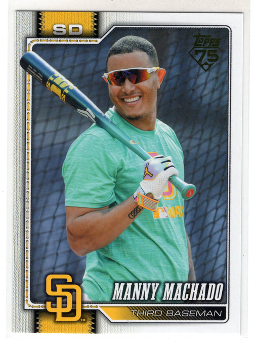 2026 Topps Series 2 Manny Machado #614 Gold Mirror Image Variation SSP