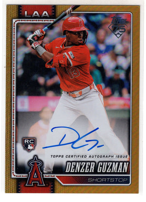 2026 Topps Series 2 Denzer Guzman #435 Gold Foil RC Rookie Auto /50
