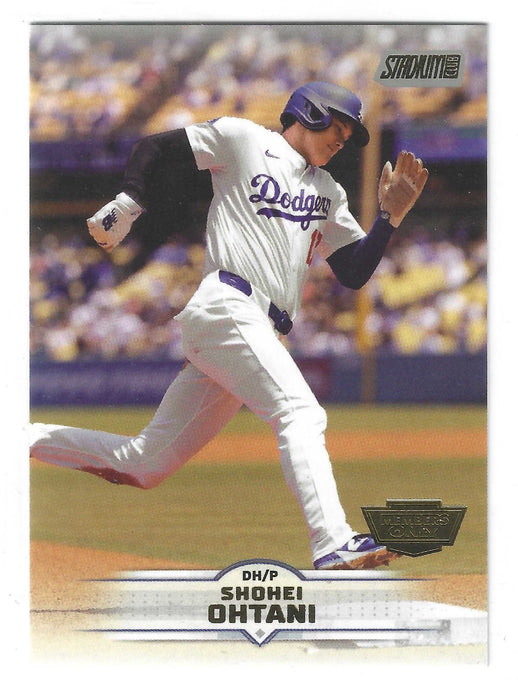 2025 Topps Stadium Club Shohei Ohtani #58 Gold Members Only SP