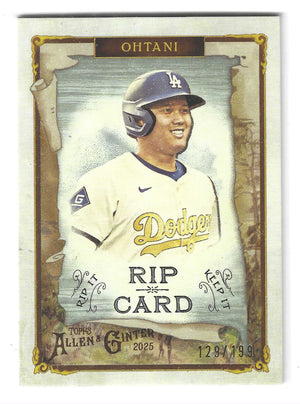 2025 Topps Allen & Ginter Shohei Ohtani #RIP-1 Rip Card /199 SP