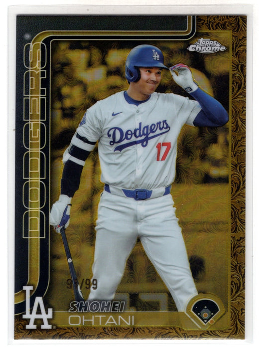 2025 Topps Chrome Gilded Collection Shohei Ohtani #68 /99