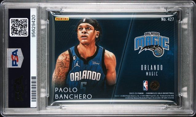 2022 Panini Chronicles Gala Paolo Banchero /8 RC Rookie #427 PSA 8