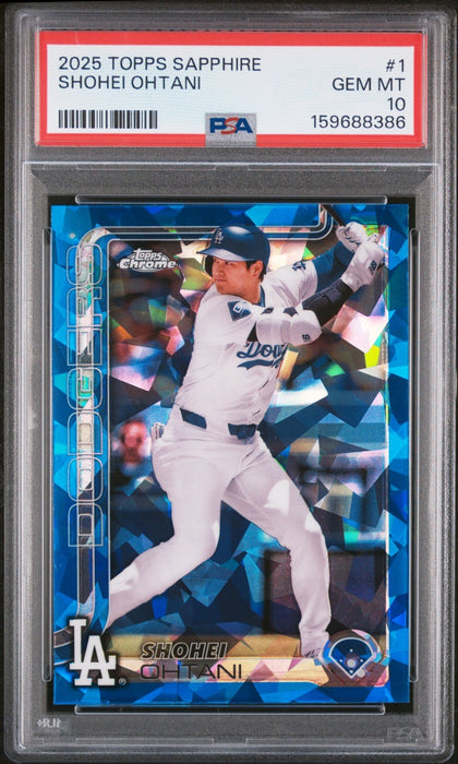 2025 Topps Sapphire Shohei Ohtani #1 PSA 10