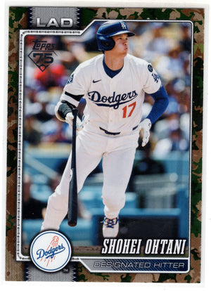 2026 Topps Series One Shohei Ohtani #200 Camo Foil /25