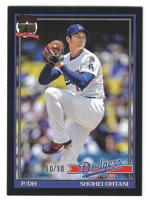 2026 Topps Shohei Ohtani #T91-100 1991 Black Foil /10 SSP