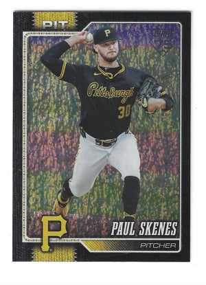 2026 Topps Series 1 Paul Skenes #100 Black Foil /10 SSP