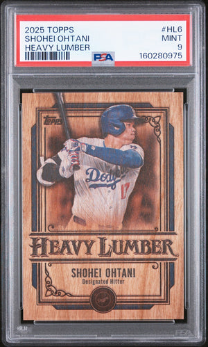 2025 Topps Shohei Ohtani #HL-6 Heavy Lumber PSA 9
