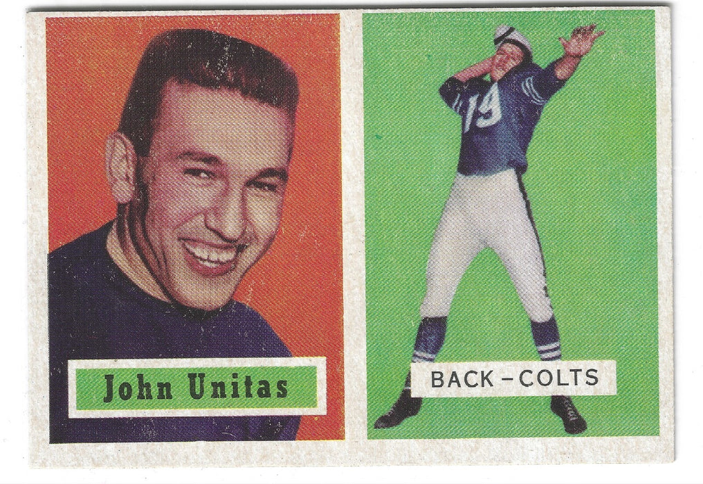 1957 Topps John Unitas #138 RC Rookie
