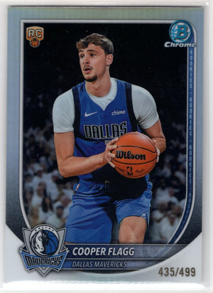 2025 Bowman Chrome Cooper Flagg #BCV-1 RC Rookie Refractor /499