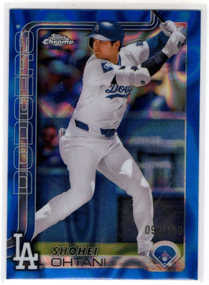 2025 Topps Chrome Shohei Ohtani #1 Blue Lava Refractor /150