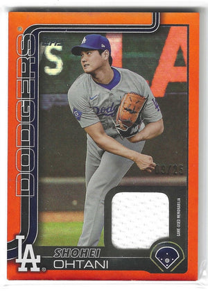 2025 Topps Shohei Ohtani #400 Orange Foil GU Patch /25 SSP