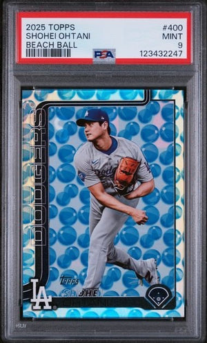 2025 Topps Shohei Ohtani #400 Beach Ball Variation /50 SSP PSA 9 MINT