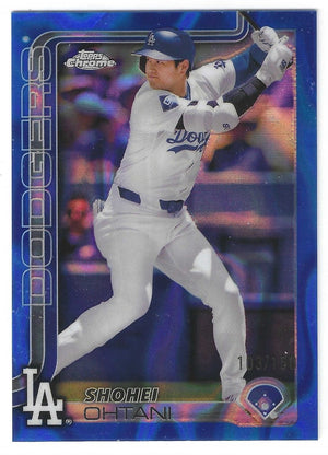 2025 Topps Chrome Shohei Ohtani #1 Blue Lava Refractor /150 SP COLOR MATCH